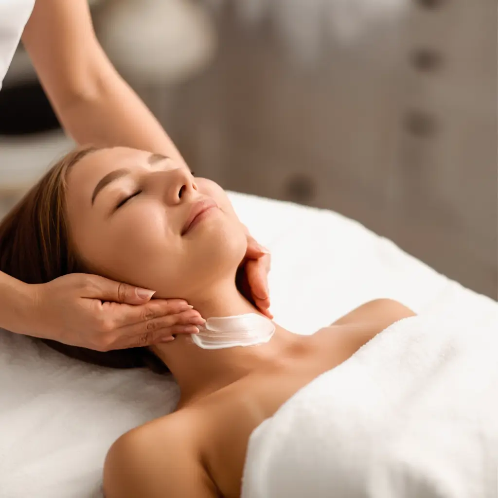 Láser diodo en cuello para eliminar el vello no deseado