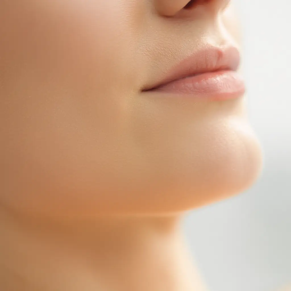 Depilación del mentón con láser diodo para mujeres