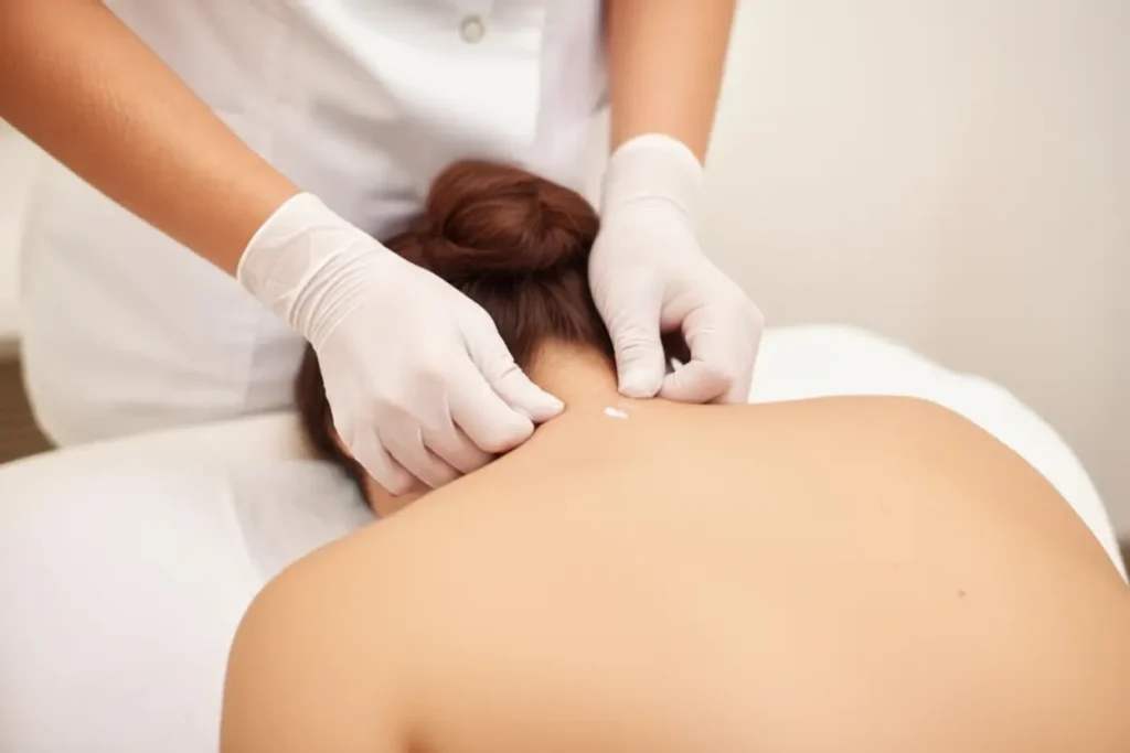 Depilación de nuca con láser diodo para hombres