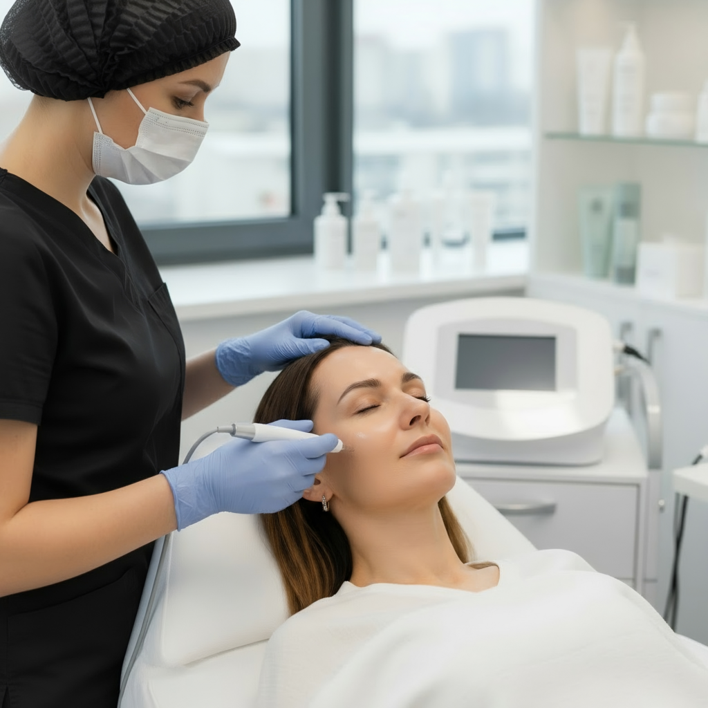 Este tratamiento de higiene facial combina limpieza, exfoliación y masaje para mejorar la circulación y la suavidad de la piel.