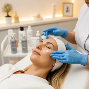 Higiene facial profesional en clínica estética en Murcia — limpieza profunda y cuidado de la piel.